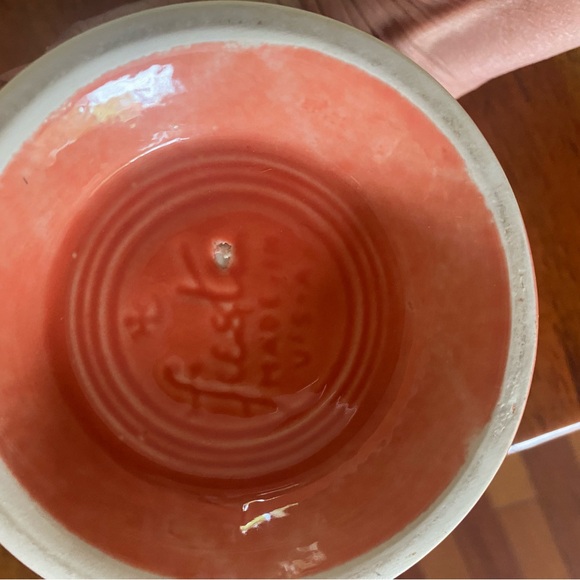 FiestaWare burnt orange large teapot RETIRED - Picture 5 of 6